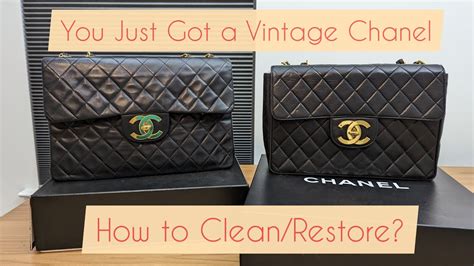 how to restore black leather chanel bag